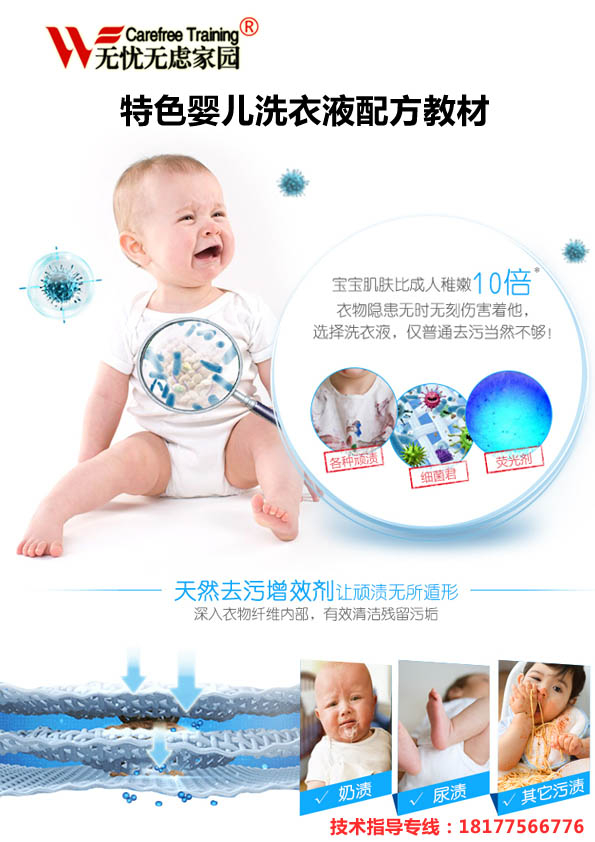 特色嬰兒洗衣液配方教材