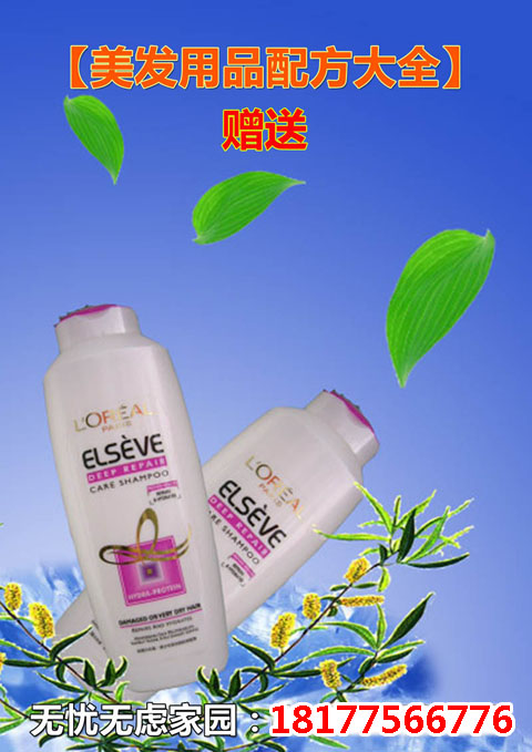 《美發(fā)用品本文大全》贈送30多個美發(fā)沙龍產(chǎn)品配方